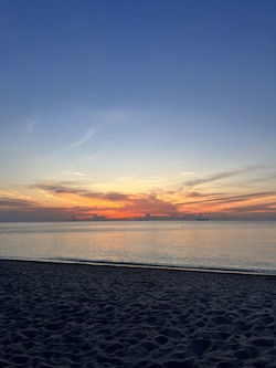 A photo of a Florida sunrise